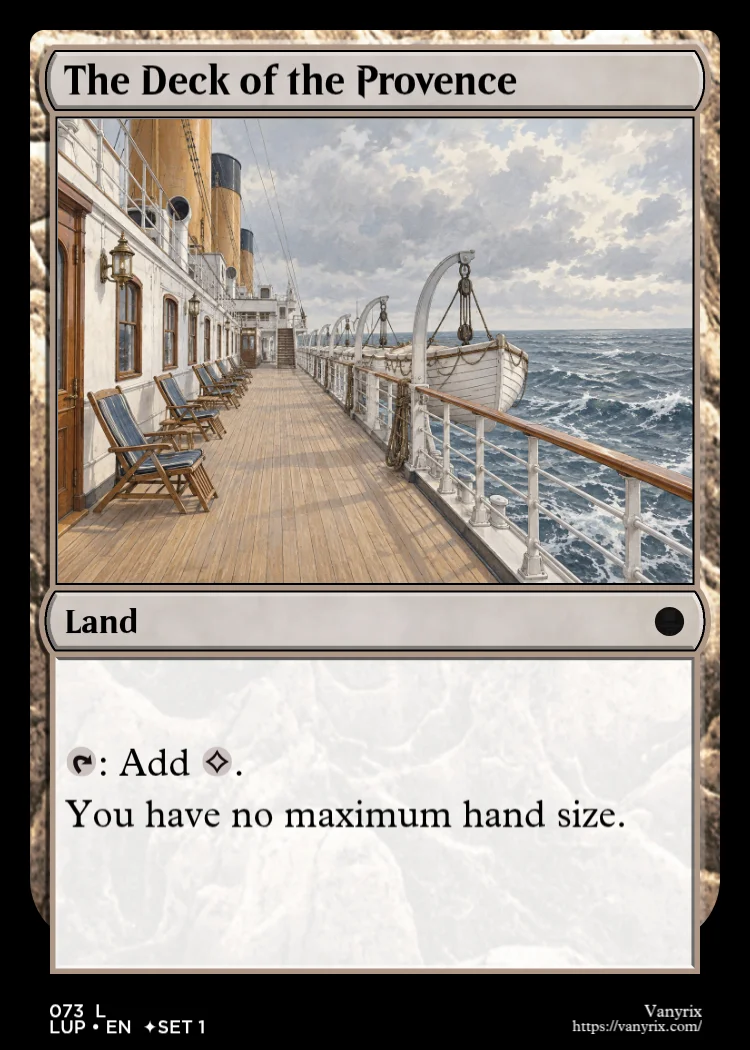 The Deck of the Provence