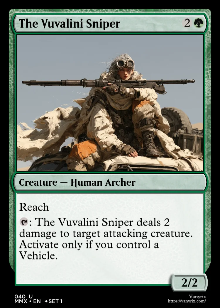 The Vuvalini Sniper