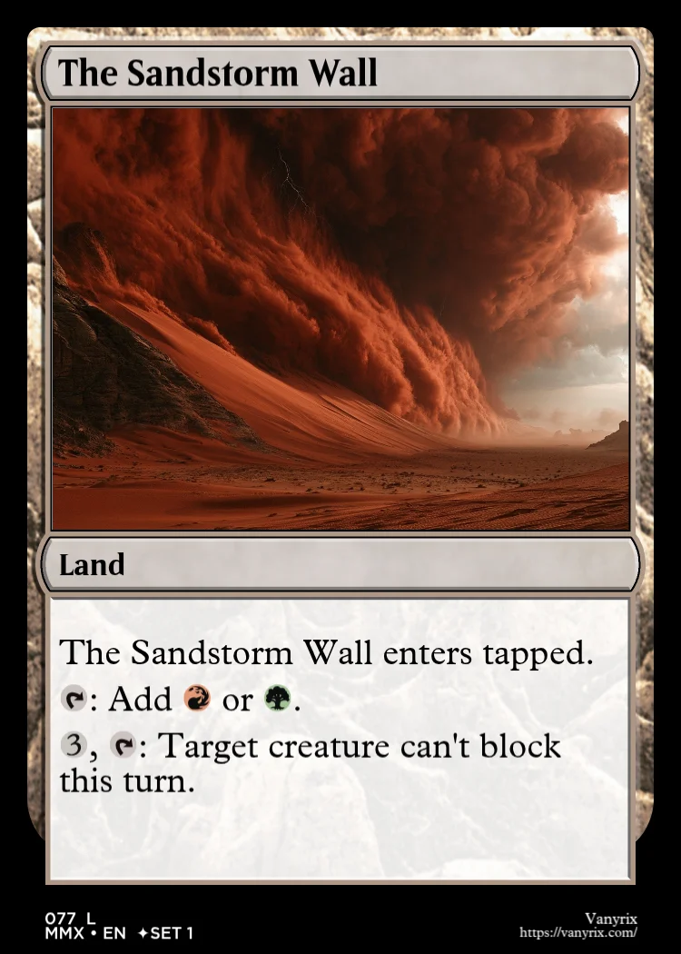 The Sandstorm Wall