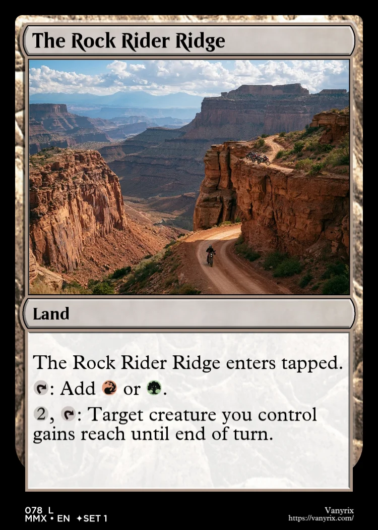 The Rock Rider Ridge