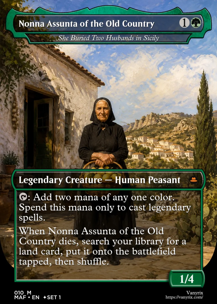 Nonna Assunta of the Old Country