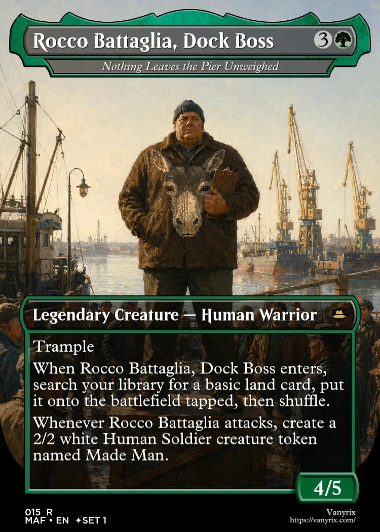 Rocco Battaglia, Dock Boss