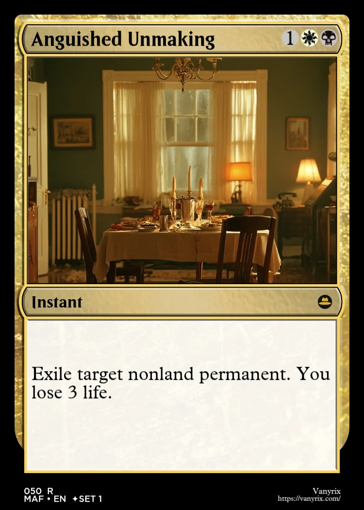 Anguished Unmaking