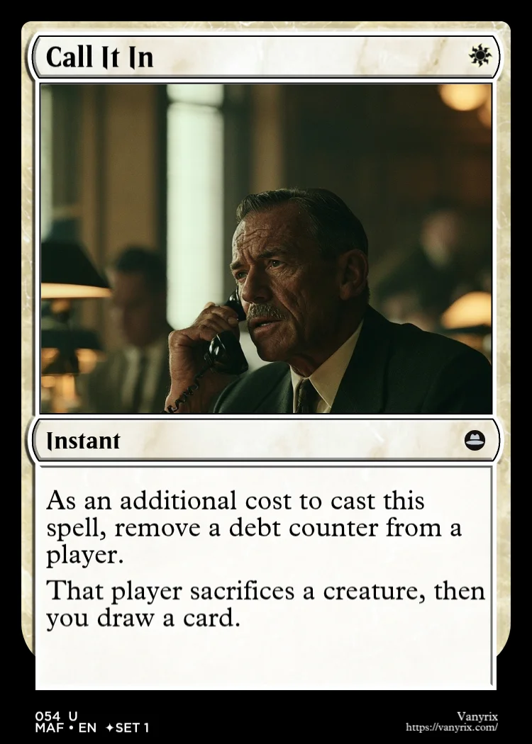 Call It In