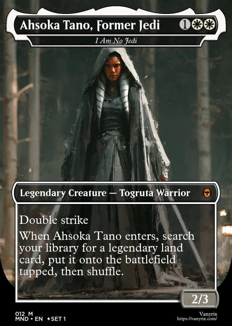Ahsoka Tano, Former Jedi