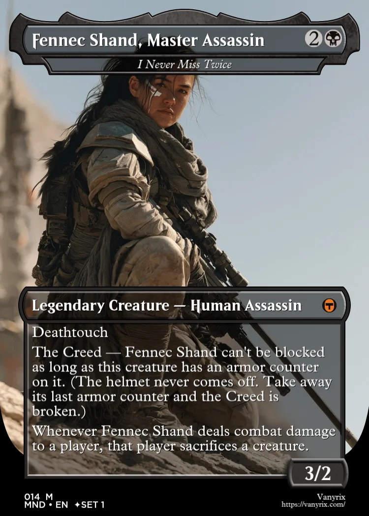 Fennec Shand, Master Assassin