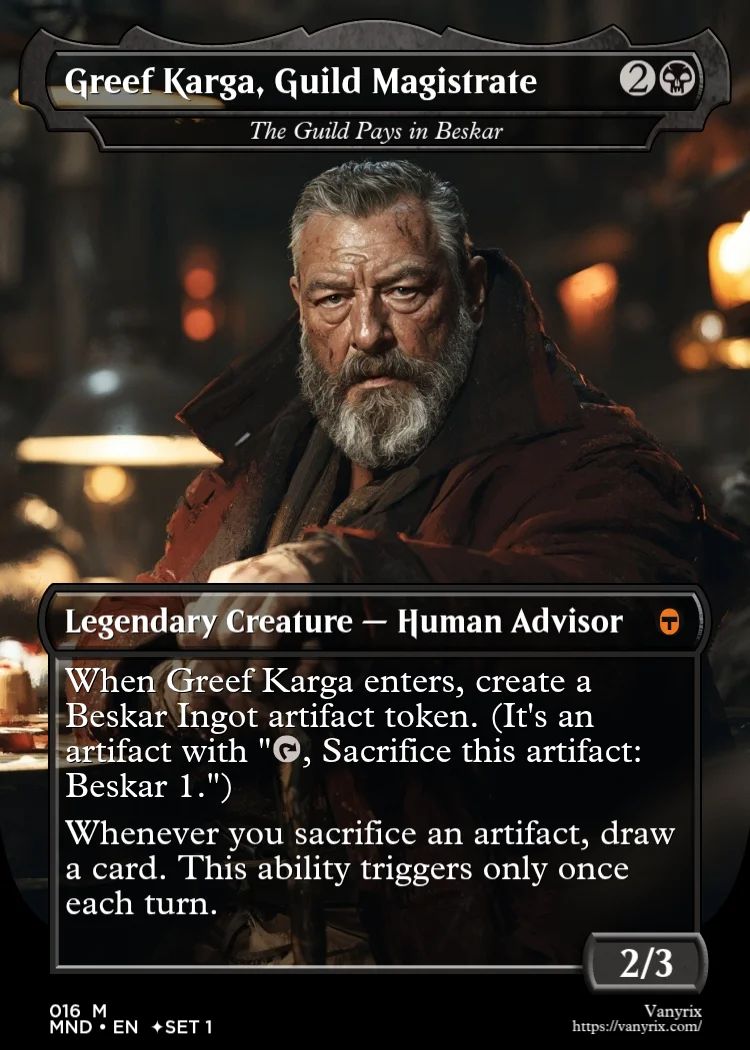 Greef Karga, Guild Magistrate