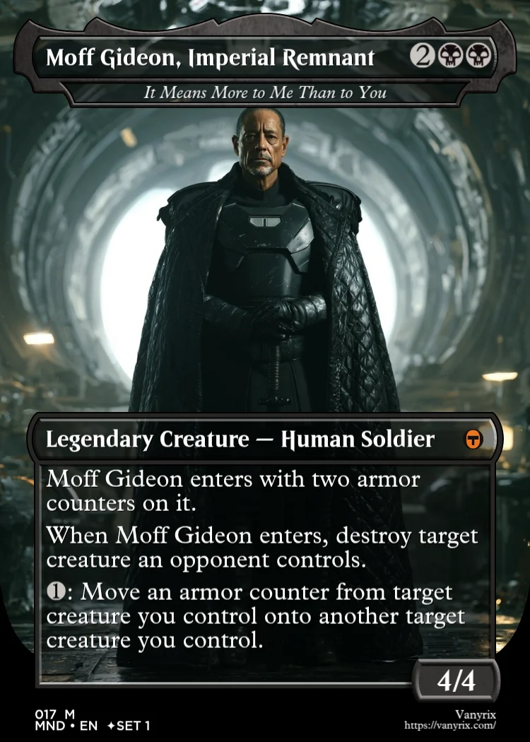 Moff Gideon, Imperial Remnant