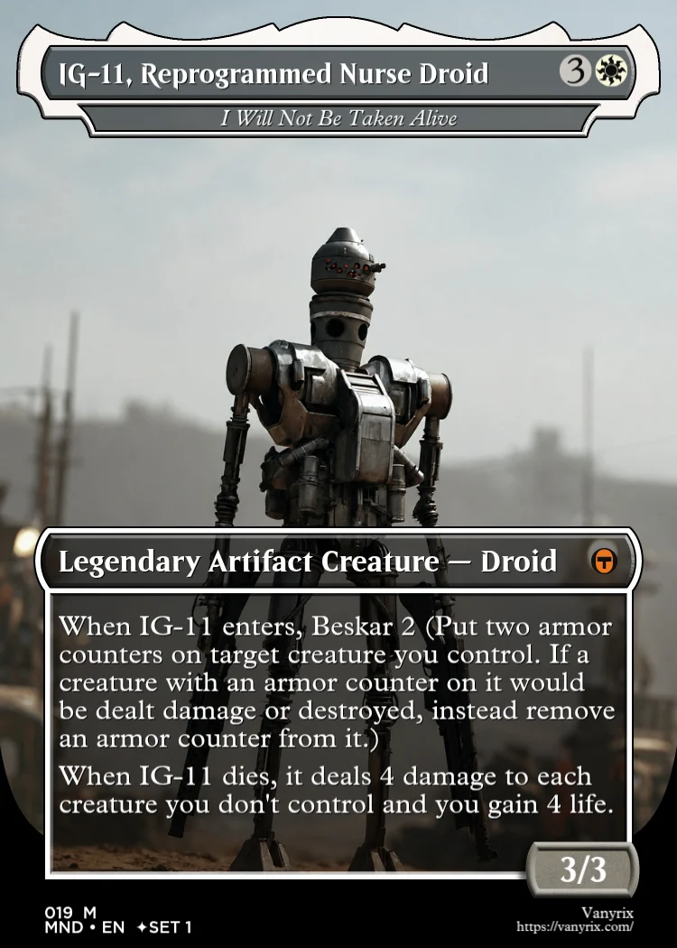 IG-11, Reprogrammed Nurse Droid