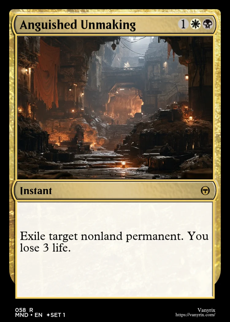 Anguished Unmaking