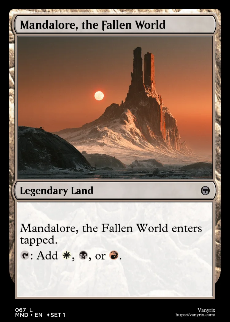 Mandalore, the Fallen World