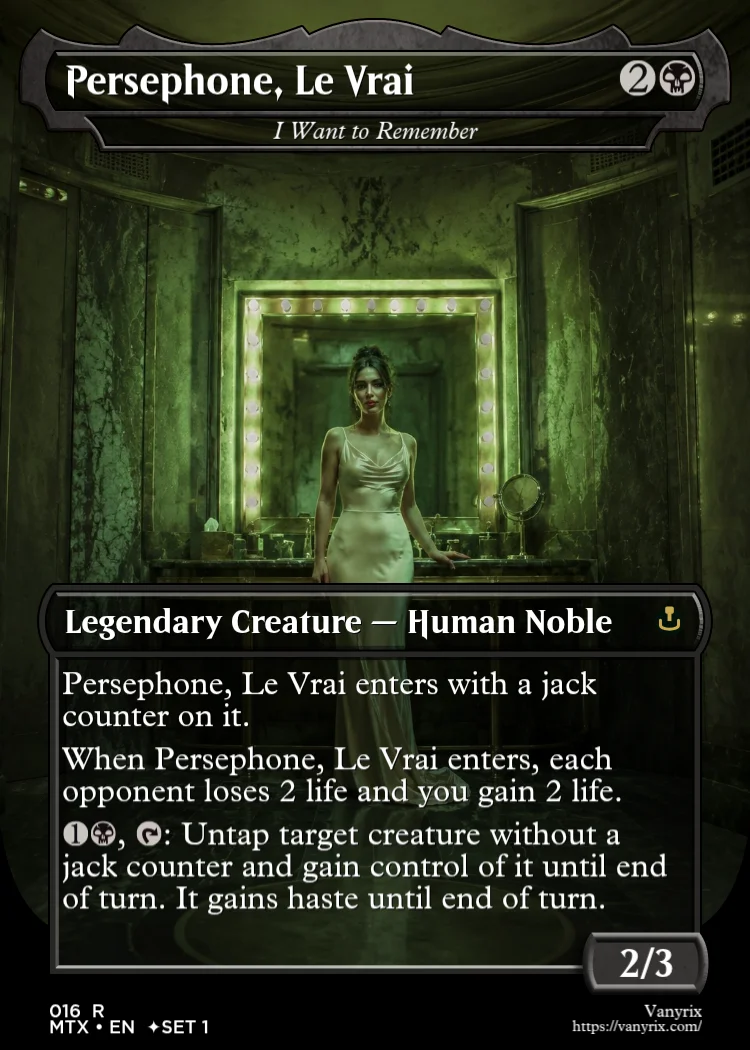 Persephone, Le Vrai