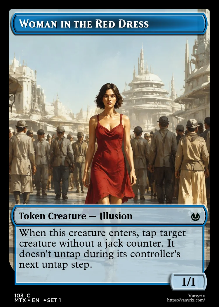 Woman in the Red Dress