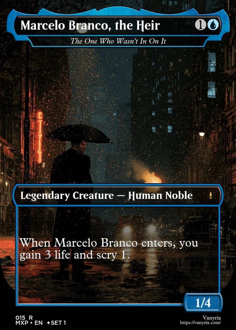 Marcelo Branco, the Heir
