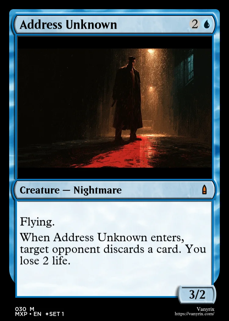Address Unknown
