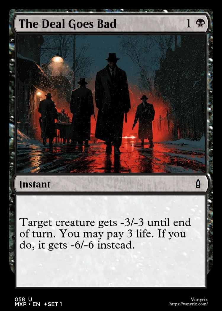 The Deal Goes Bad