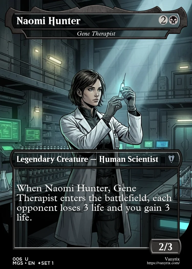 Naomi Hunter, Gene Therapist