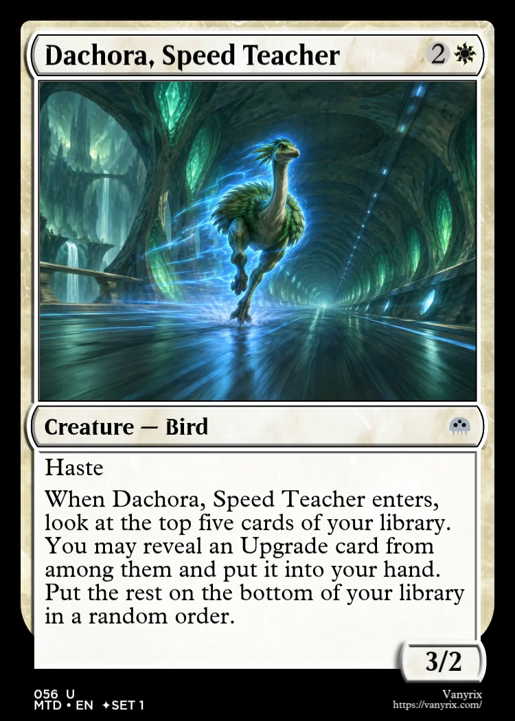 Dachora, Speed Teacher