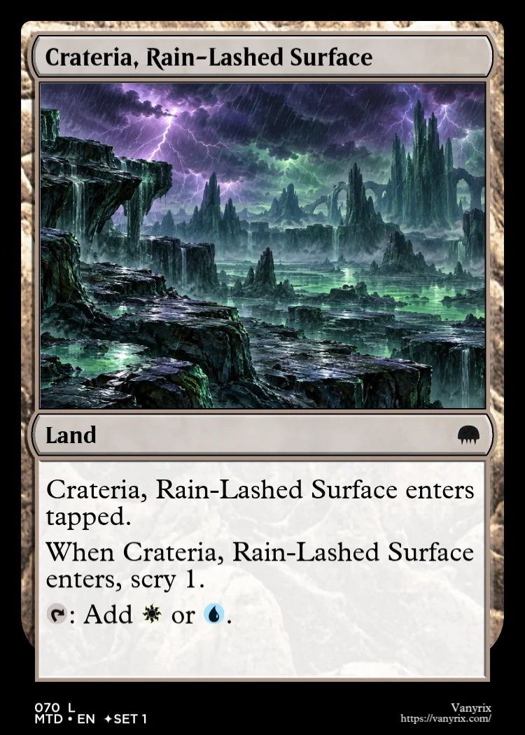 Crateria, Rain-Lashed Surface