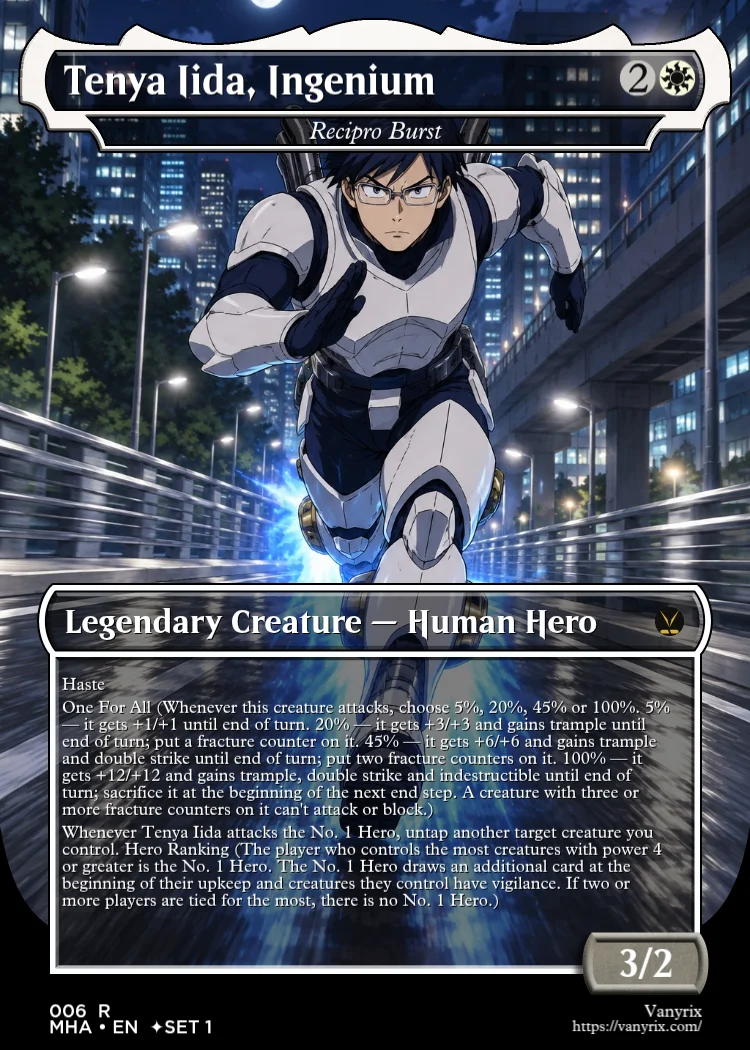 Tenya Iida, Ingenium