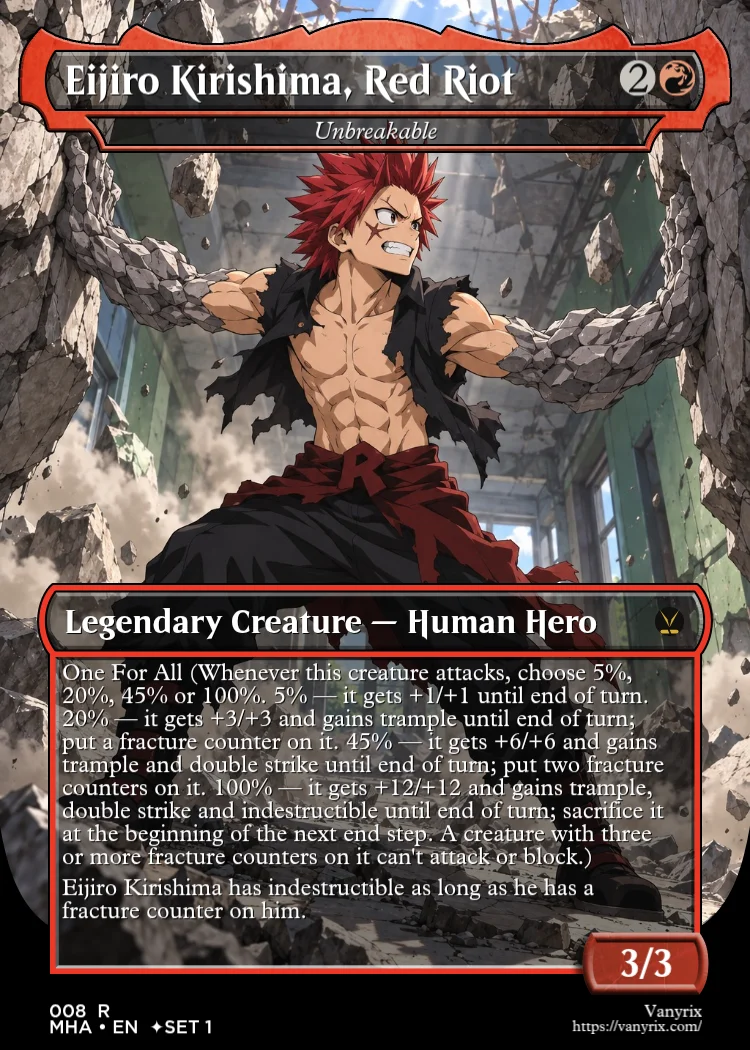 Eijiro Kirishima, Red Riot