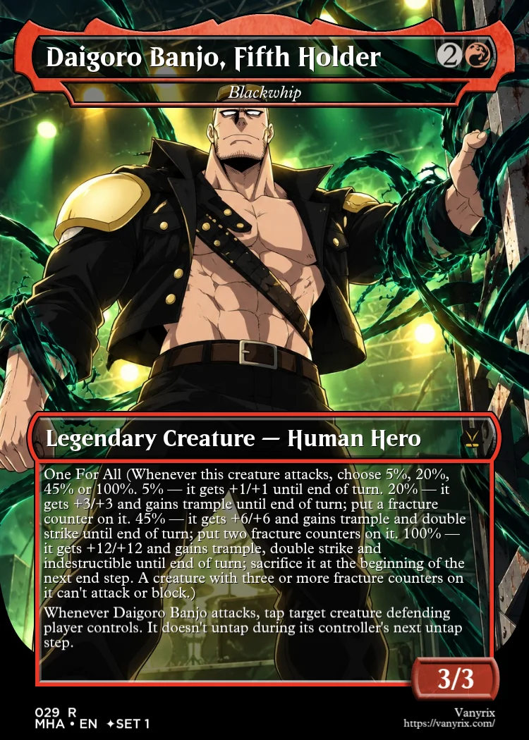Daigoro Banjo, Fifth Holder