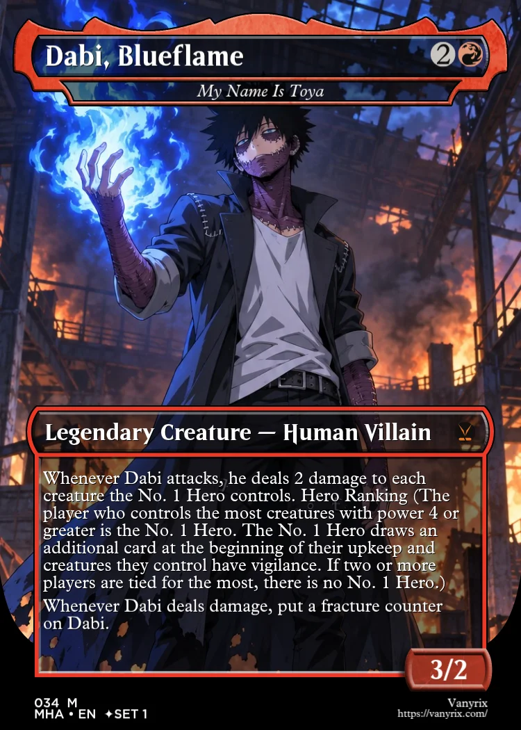 Dabi, Blueflame
