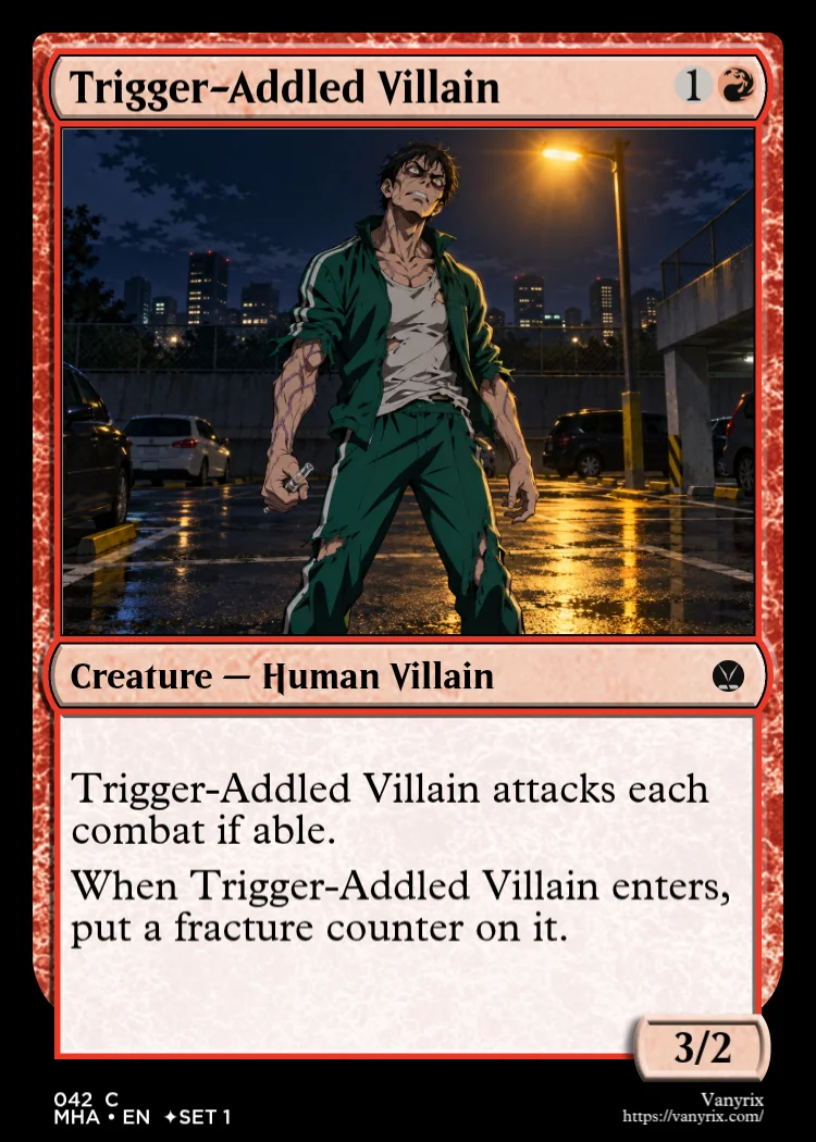 Trigger-Addled Villain