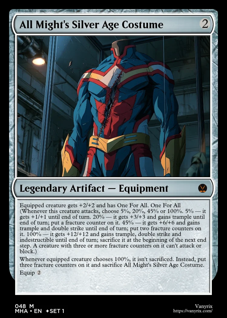 All Might's Silver Age Costume