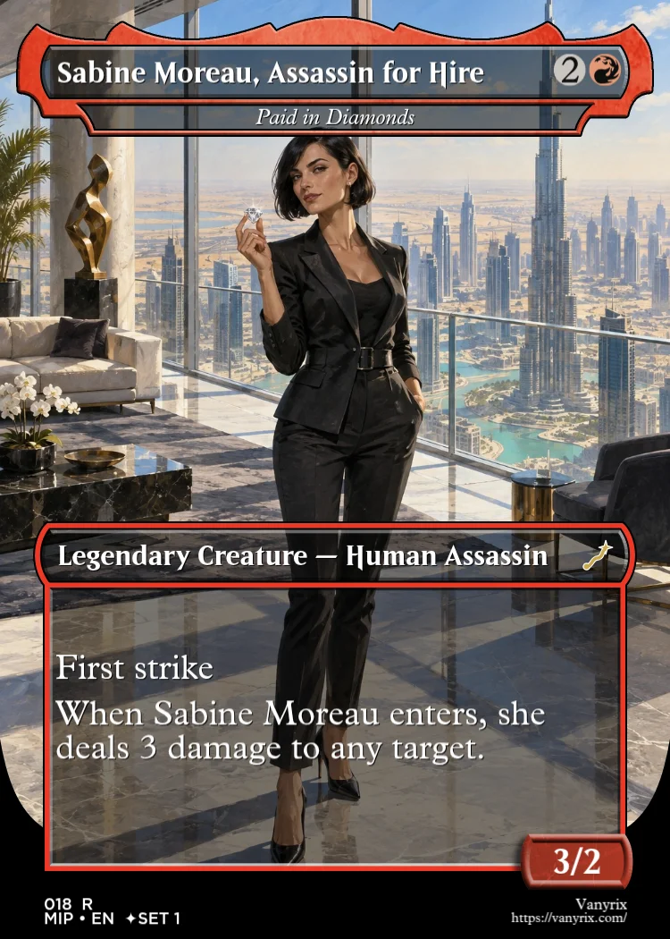 Sabine Moreau, Assassin for Hire
