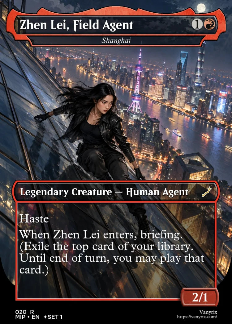 Zhen Lei, Field Agent