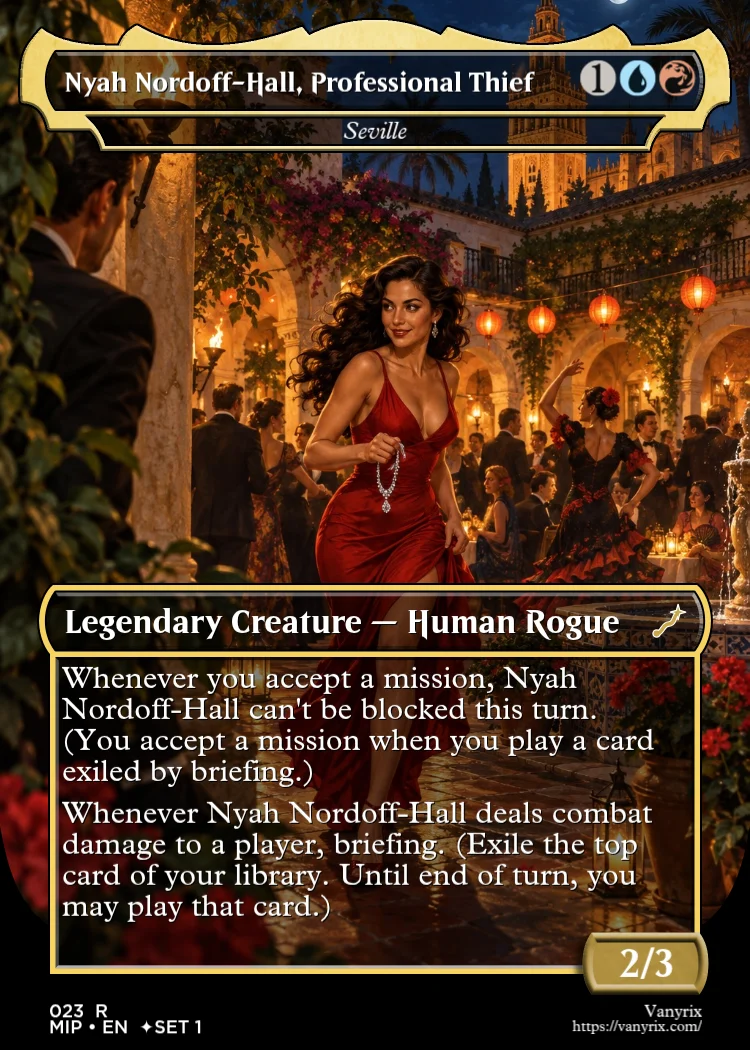 Nyah Nordoff-Hall, Professional Thief