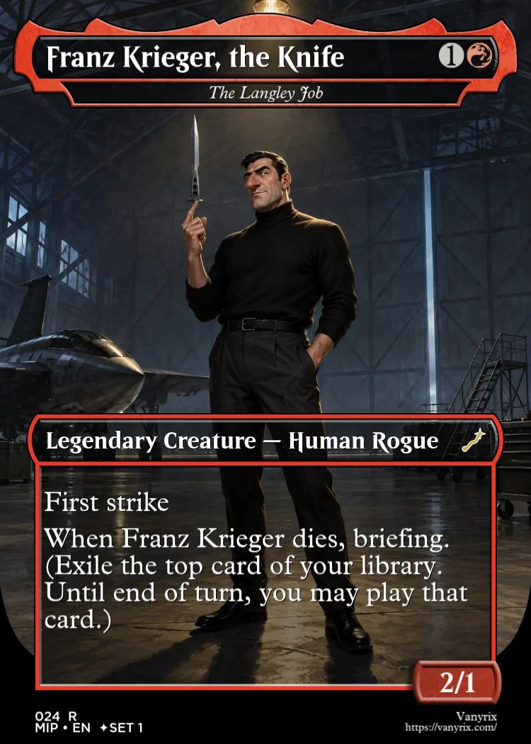 Franz Krieger, the Knife