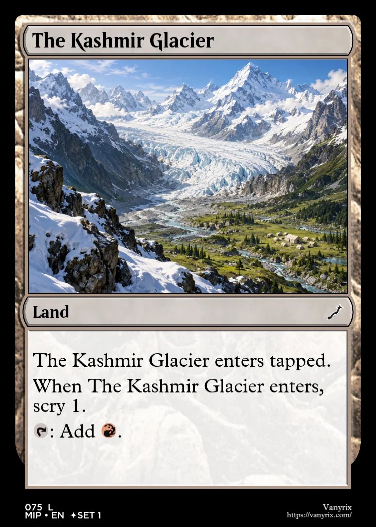 The Kashmir Glacier