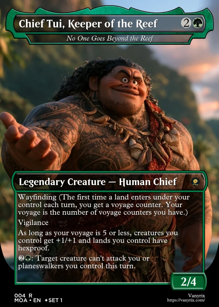 Chief Tui, Keeper of the Reef