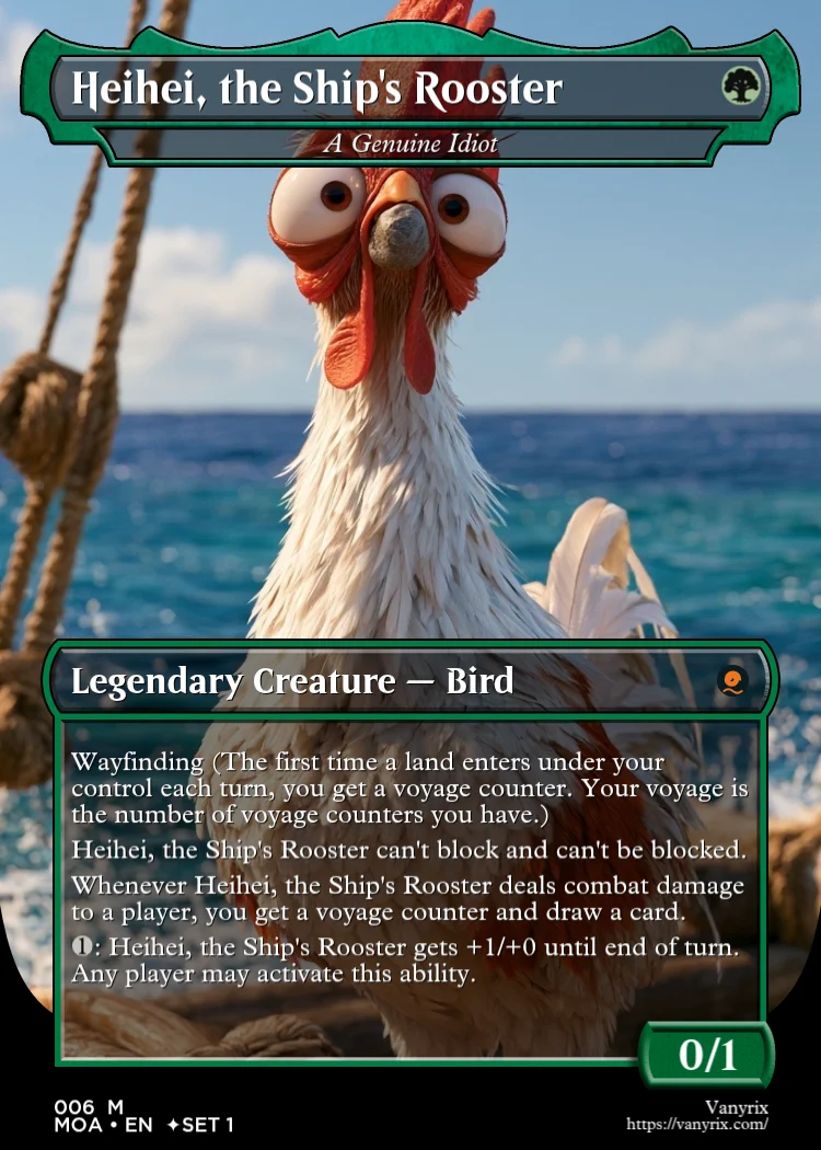 Heihei, the Ship's Rooster