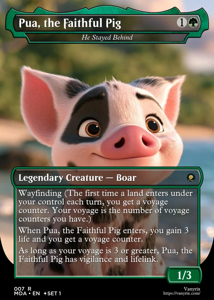 Pua, the Faithful Pig
