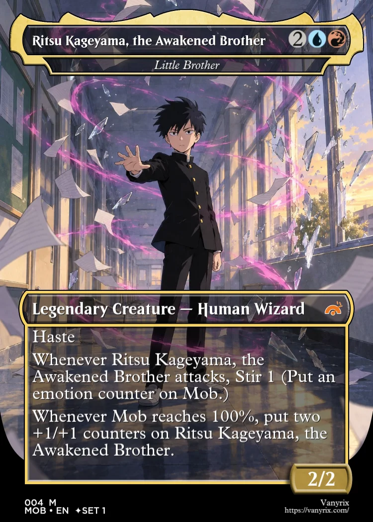 Ritsu Kageyama, the Awakened Brother