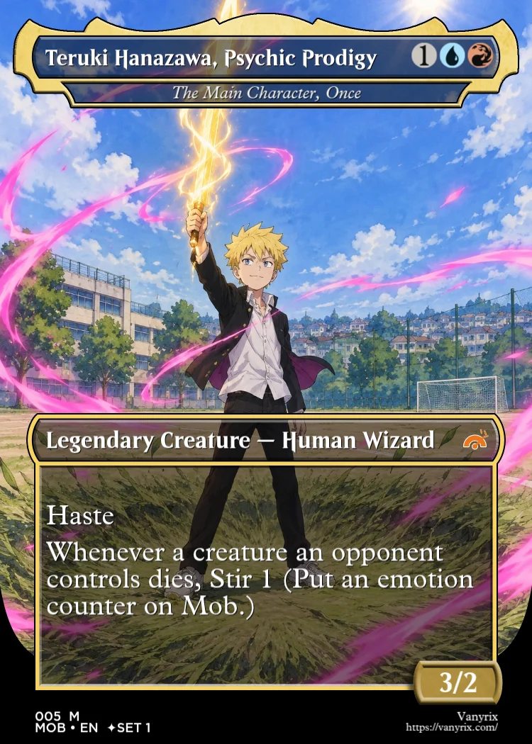 Teruki Hanazawa, Psychic Prodigy