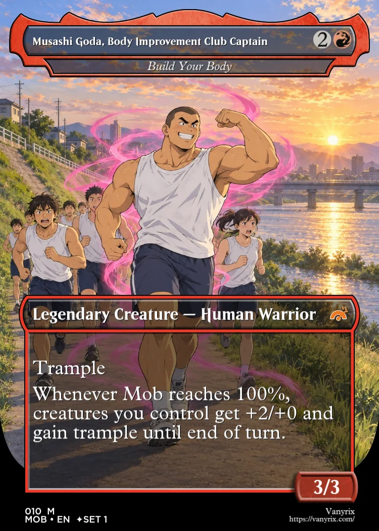 Musashi Goda, Body Improvement Club Captain