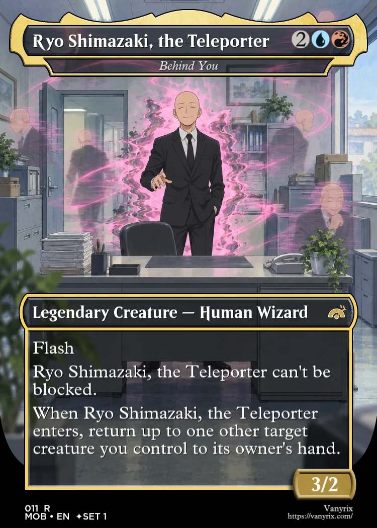 Ryo Shimazaki, the Teleporter