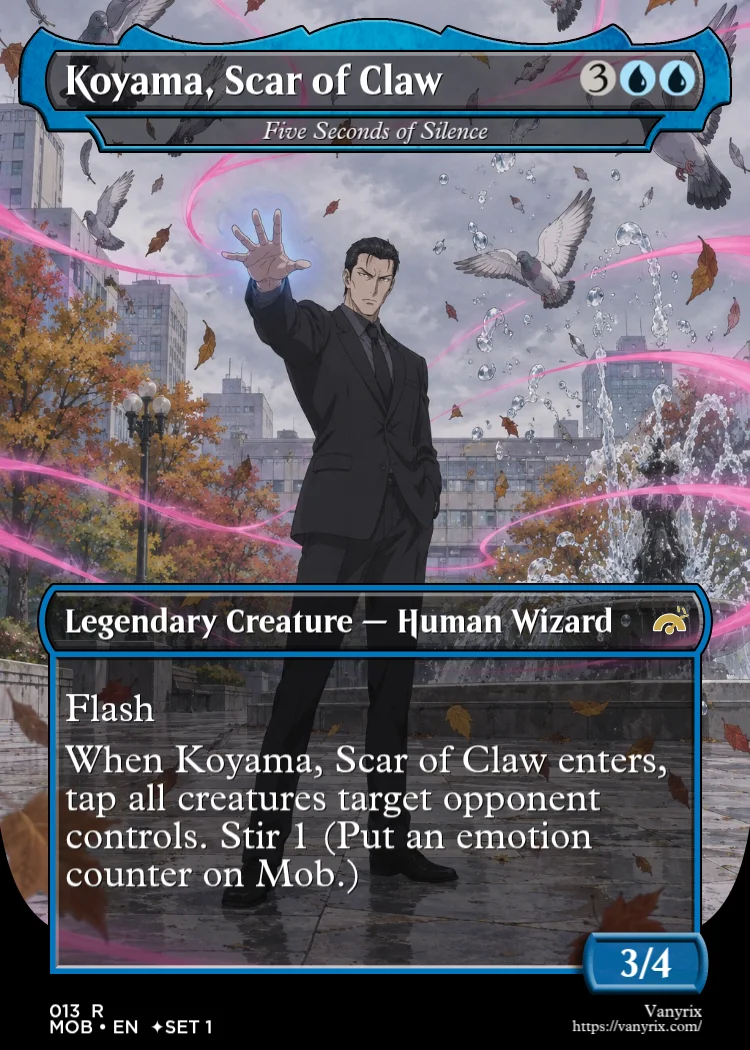 Koyama, Scar of Claw