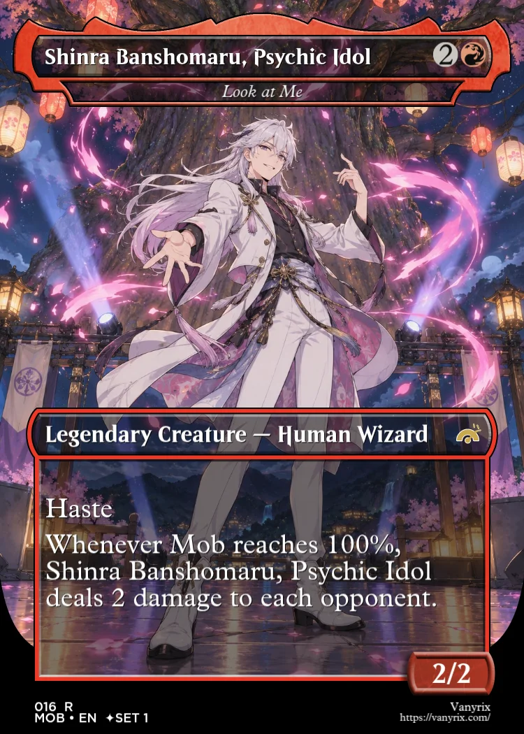 Shinra Banshomaru, Psychic Idol