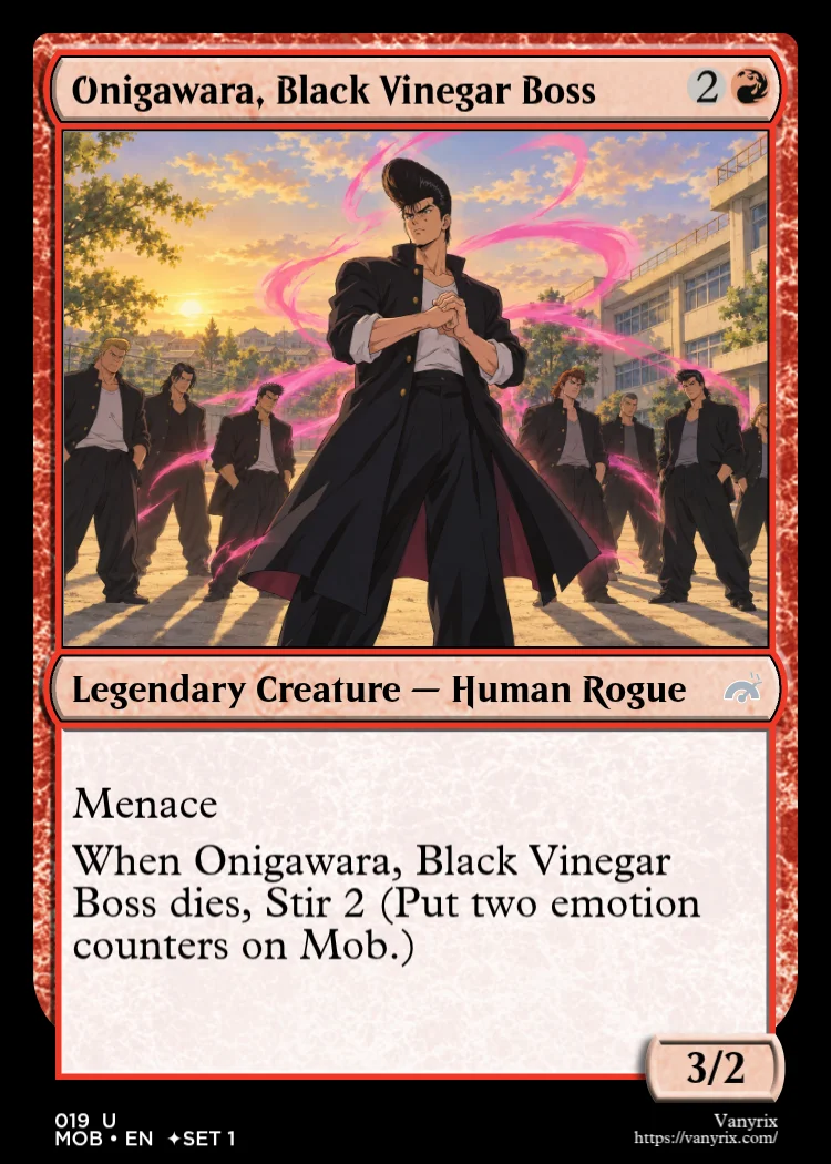 Onigawara, Black Vinegar Boss