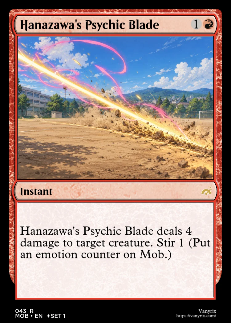 Hanazawa's Psychic Blade