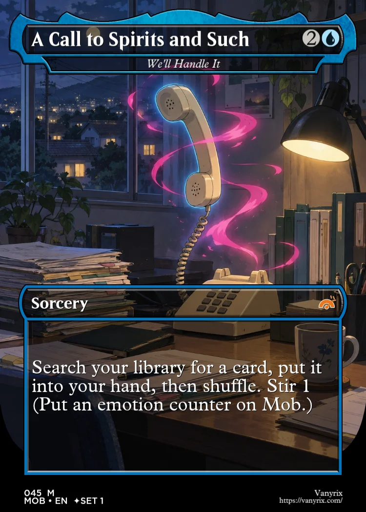 A Call to Spirits and Such