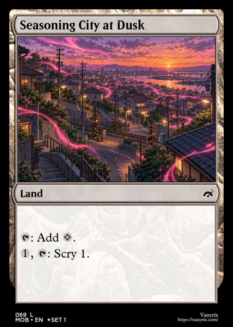 Seasoning City at Dusk