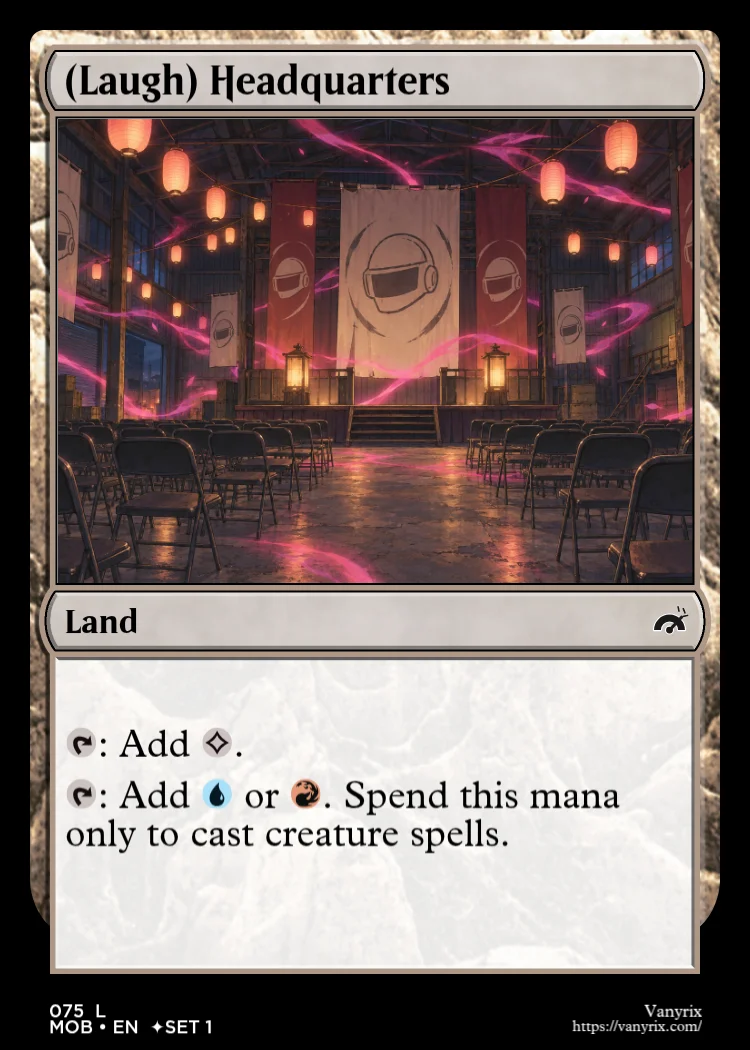 (Laugh) Headquarters