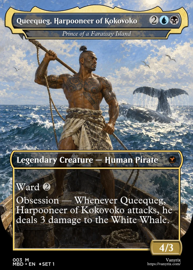 Queequeg, Harpooneer of Kokovoko