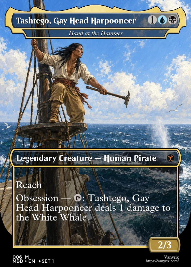 Tashtego, Gay Head Harpooneer